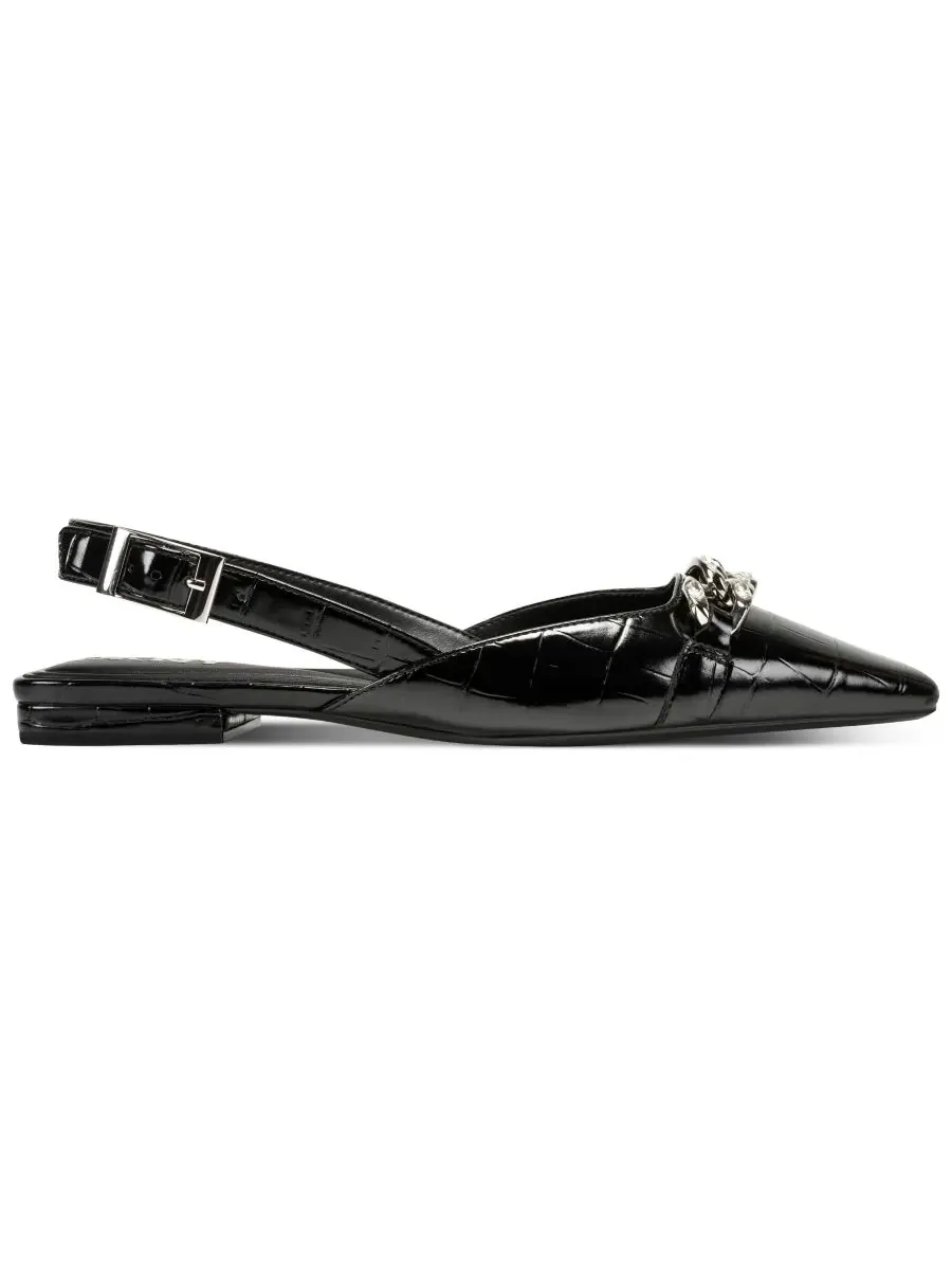 Женские балетки Cosetta с открытой пяткой DKNY — изображение 2 из 5, черный