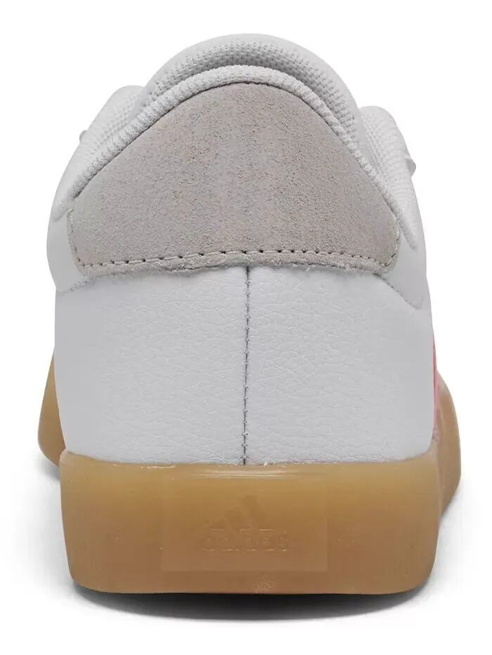 Повседневные кроссовки Big Girls VL Court 3.0 от Finish Line Adidas — изображение 5 из 6, белый/розовый
