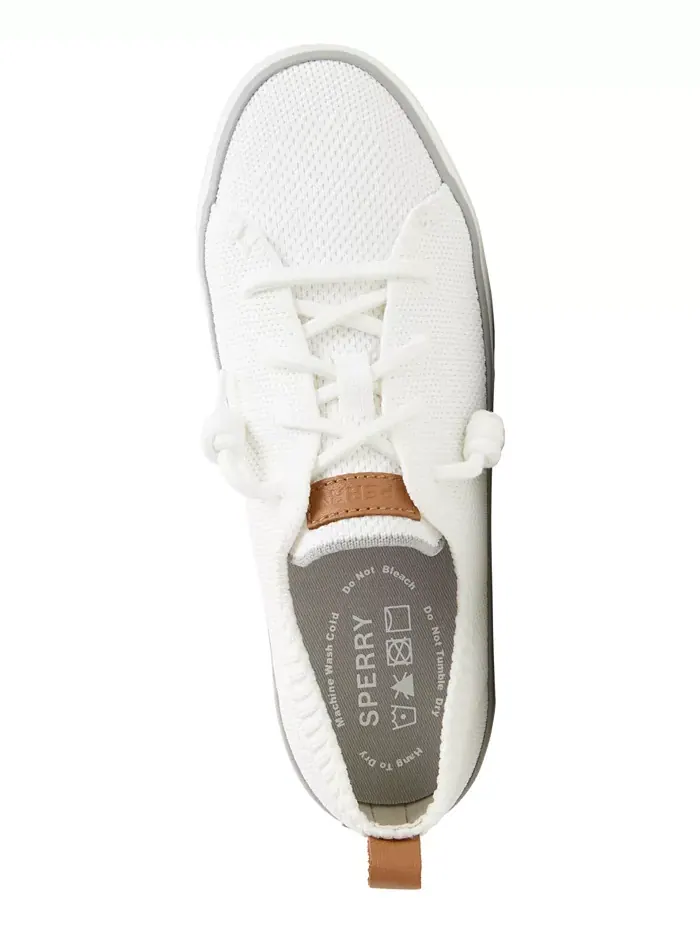 Женские кроссовки Crest Vibe Knit на шнуровке Sperry — изображение 4 из 5, белый