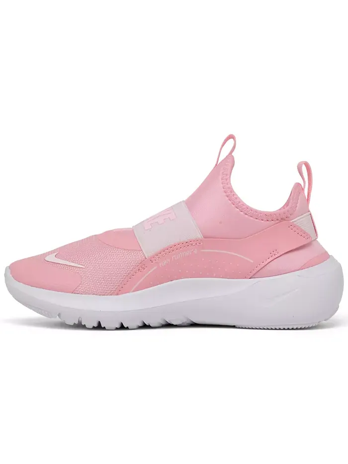 Детские беговые кроссовки Flex Runner 4 Slip-On от Finish Line для девочек Nike — изображение 3 из 6, розовый розовый