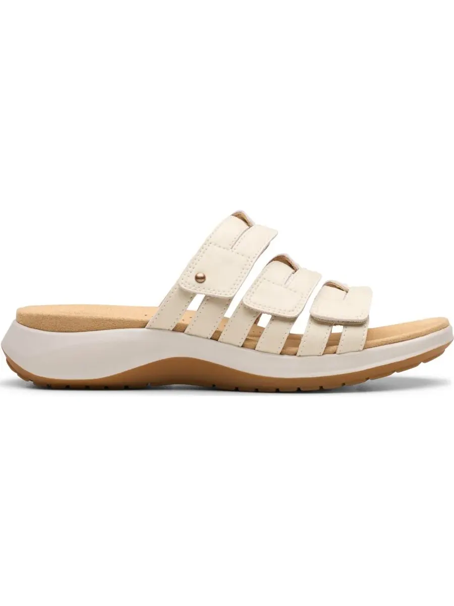Сандалии женские Clarks Maelynn Abby, с круглым носком — изображение 2 из 7, кремовый