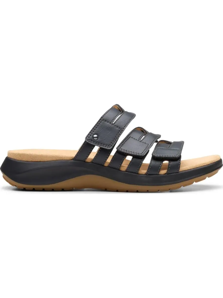 Сандалии женские Clarks Maelynn Abby, кожаные — изображение 2 из 7, черный
