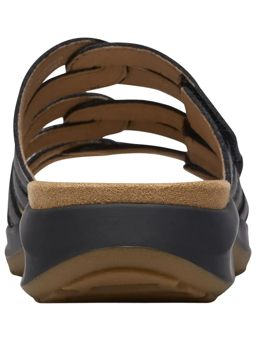 Сандалии женские Clarks Maelynn Abby, кожаные — изображение 3 из 7, черный