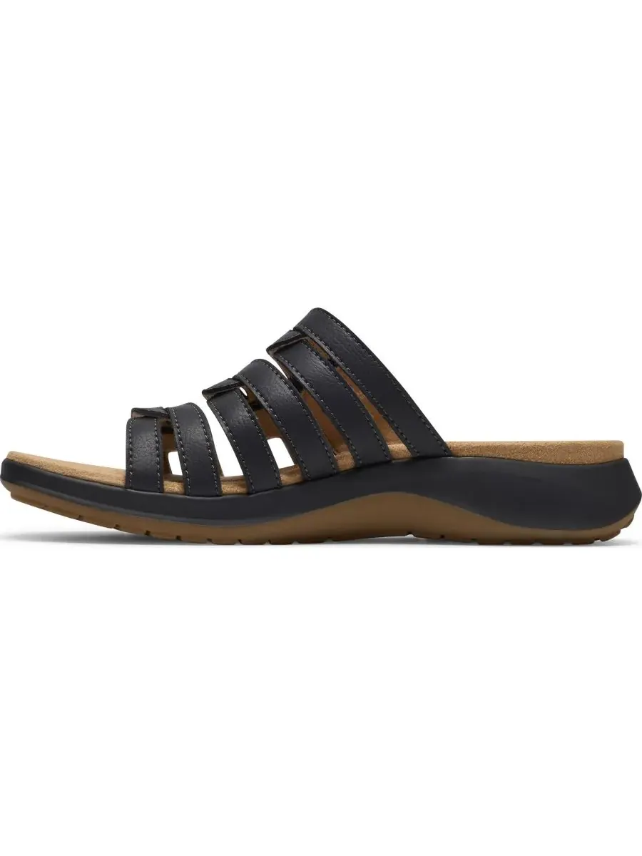 Сандалии женские Clarks Maelynn Abby, кожаные — изображение 6 из 7, черный