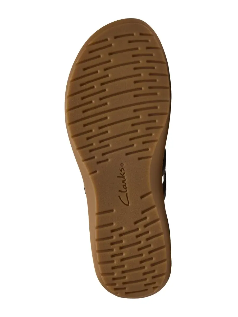 Сандалии женские Clarks Maelynn Abby, кожаные — изображение 5 из 7, золотистый
