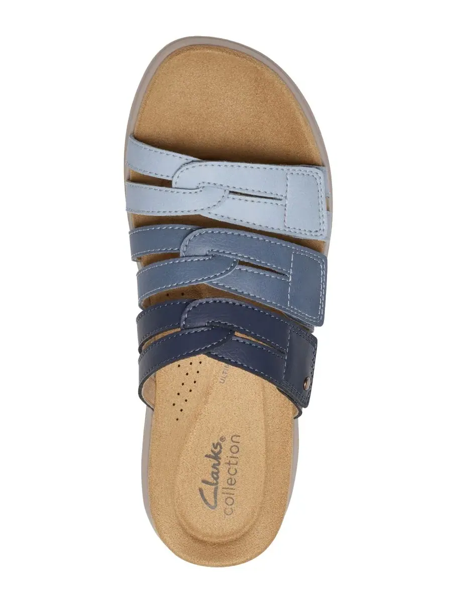 Сандалии женские Clarks Maelynn Abby, темно-синие, кожаные — изображение 4 из 7, темно-синий