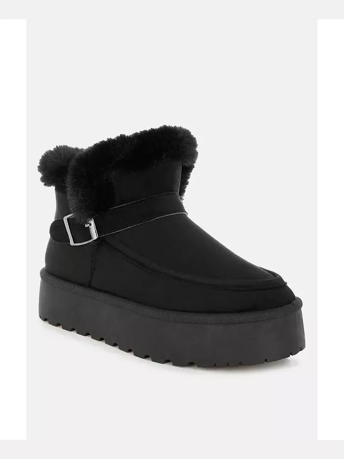 Linka Pin с пряжкой-шпилькой зимние ботинки для женщин London Rag — изображение 2 из 6, черный