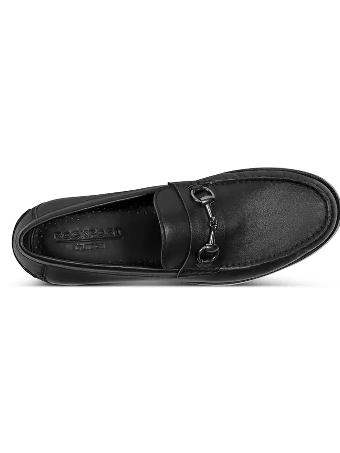 Мужские белые классические лоферы с пряжкой на подкладке Rockport — изображение 3 из 5, черный