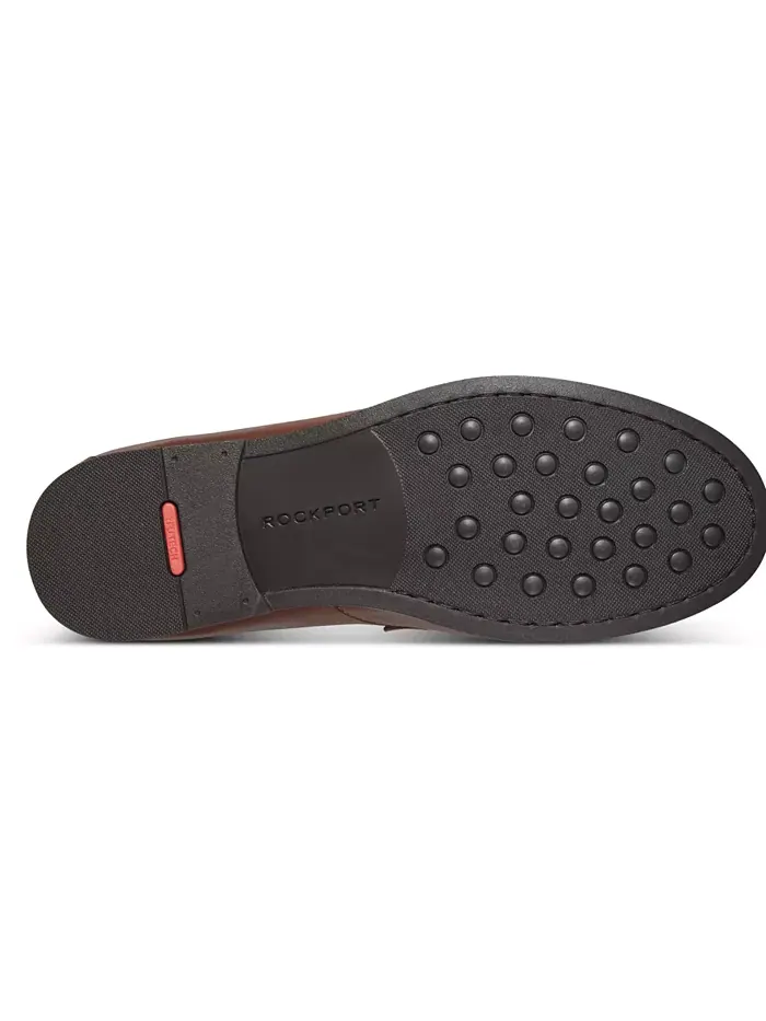 Мужские белые классические лоферы с пряжкой на подкладке Rockport — изображение 5 из 5, коричневый