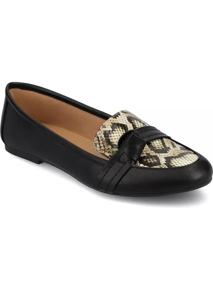 Женские туфли Marci Slip On Flats Journee Collection — изображение 15 из 15, черный