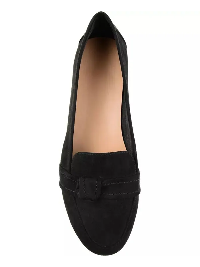 Женские туфли Marci Slip On Flats Journee Collection — изображение 4 из 15, черный