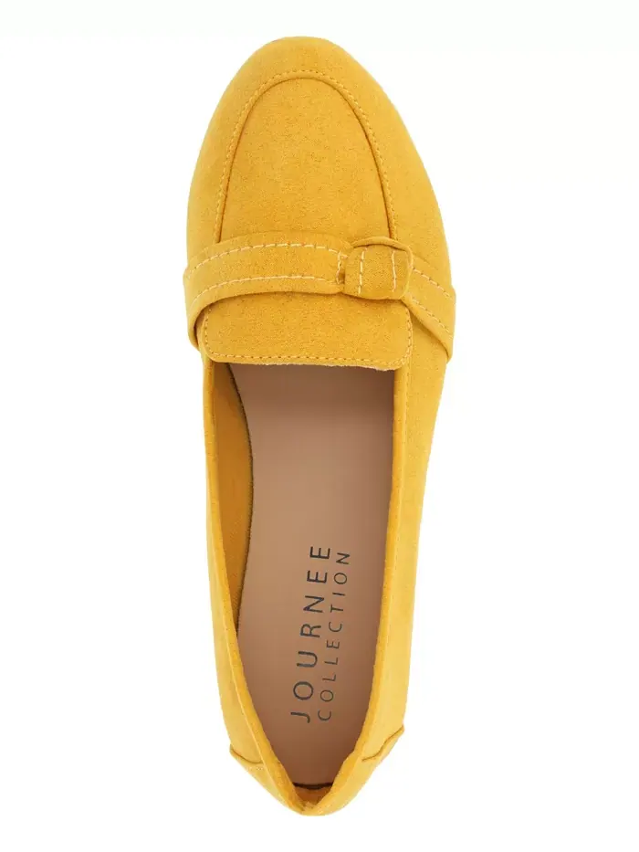 Женские балетки Marci Slip On Journee Collection — изображение 8 из 12, желтый