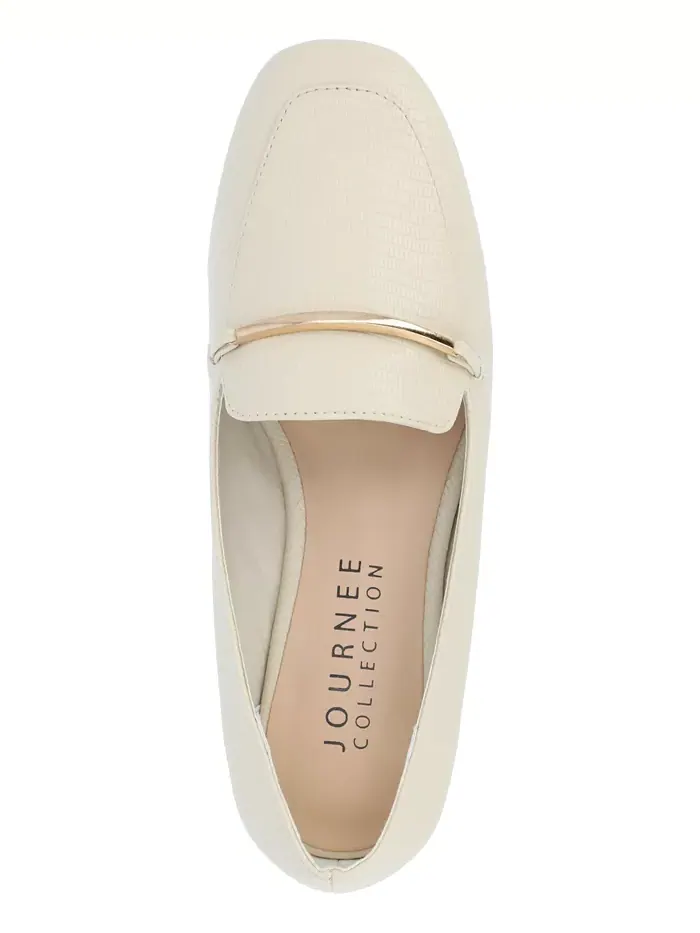 Женские лоферы Wrenn Slip On Journee Collection — изображение 4 из 9, слоновая кость/кремовый