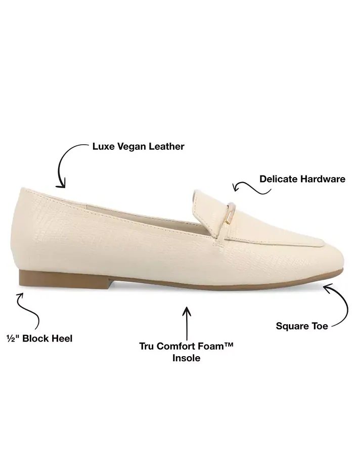 Женские лоферы Wrenn Slip On Journee Collection — изображение 7 из 9, слоновая кость/кремовый
