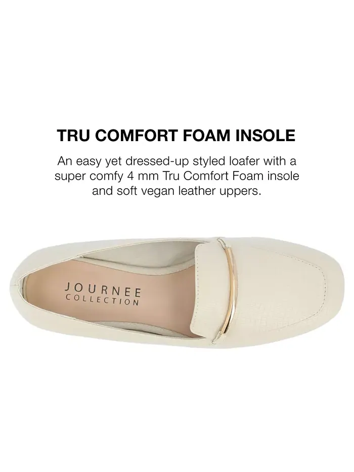 Женские лоферы Wrenn Slip On Journee Collection — изображение 8 из 9, слоновая кость/кремовый