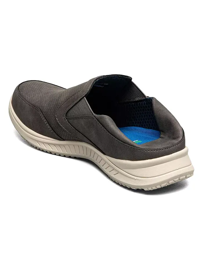 Мужские ботинки Conway Ez Moc Toe Slip On Nunn Bush — изображение 2 из 8, темно-серый
