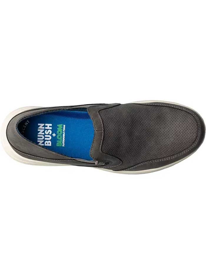Мужские ботинки Conway Ez Moc Toe Slip On Nunn Bush — изображение 4 из 8, темно-серый