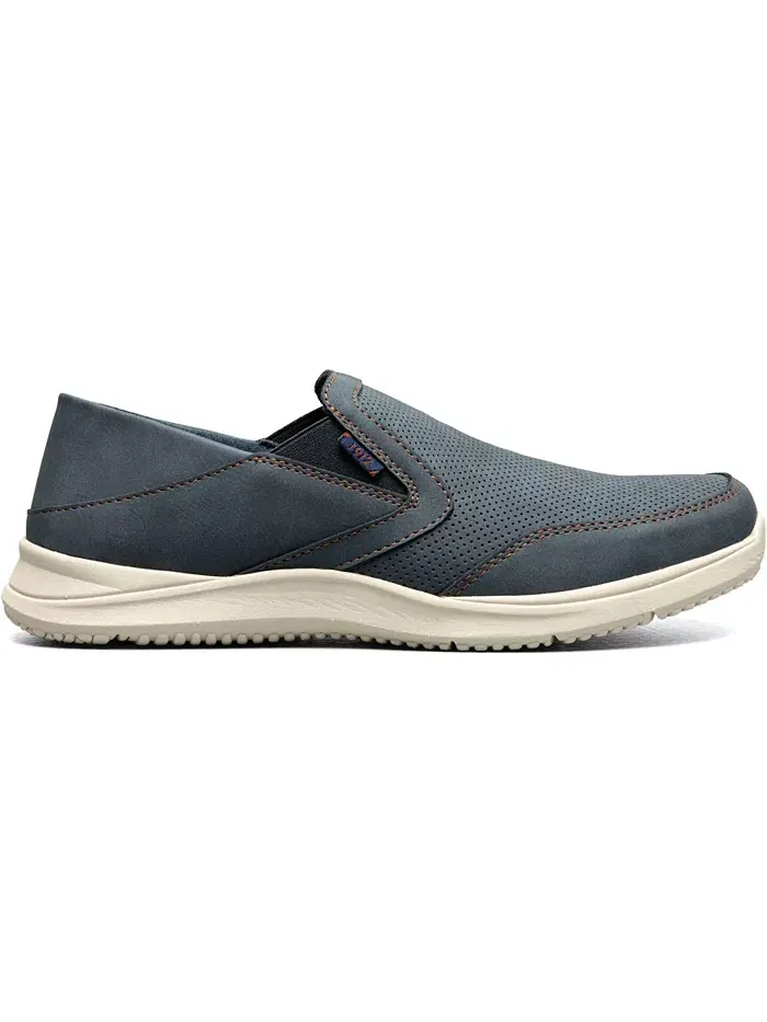 Мужские ботинки Conway Ez Moc Toe Slip On Nunn Bush — изображение 2 из 7, темно-синий мульти