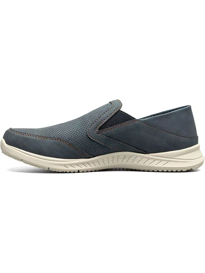Мужские ботинки Conway Ez Moc Toe Slip On Nunn Bush — изображение 7 из 7, темно-синий мульти