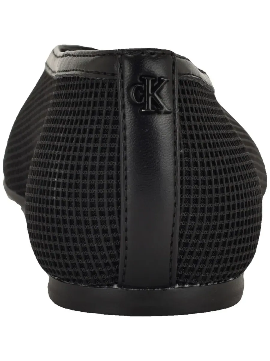 Женские балетки-слипоны Zinya Net Calvin Klein — изображение 3 из 5, черный