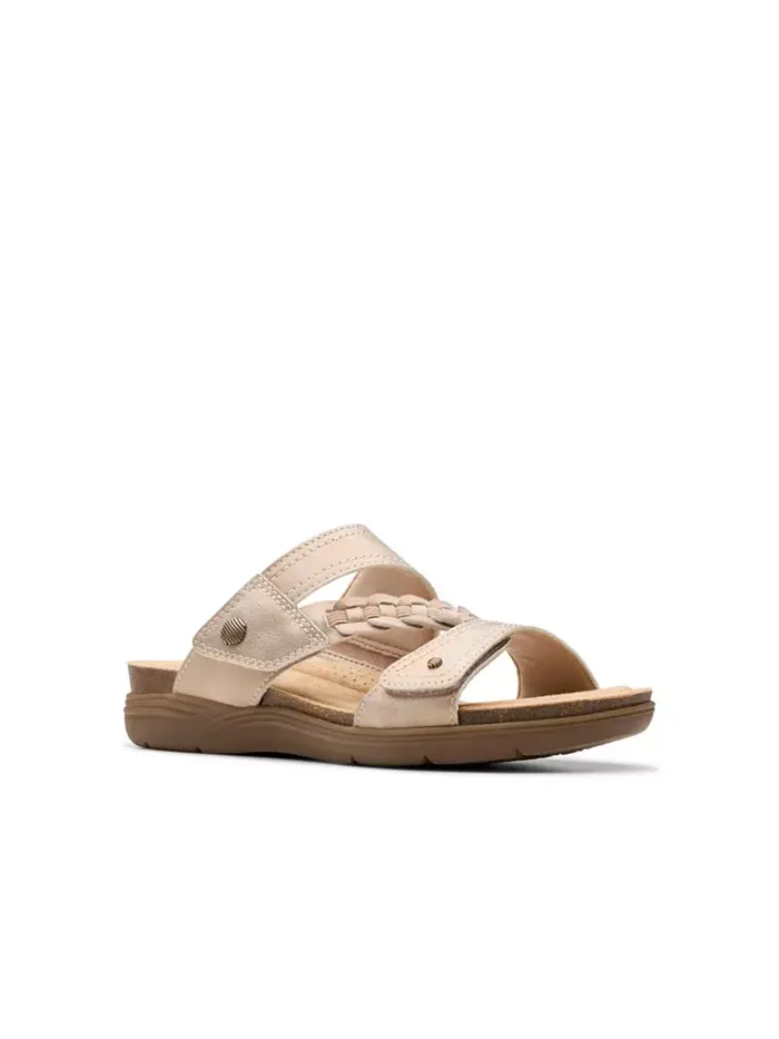 Сандалии женские Clarks April Raelyn, без застежки, на плоской подошве