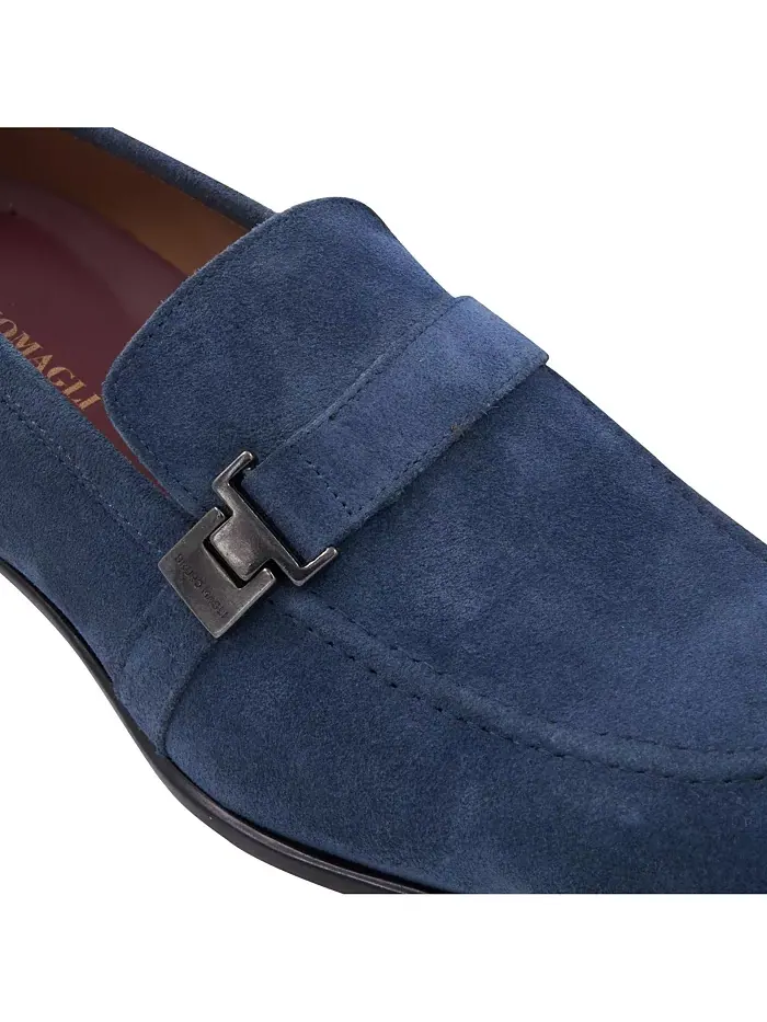 Мужские лоферы Arlo Slip On Bruno Magli — изображение 5 из 6, светлый синий