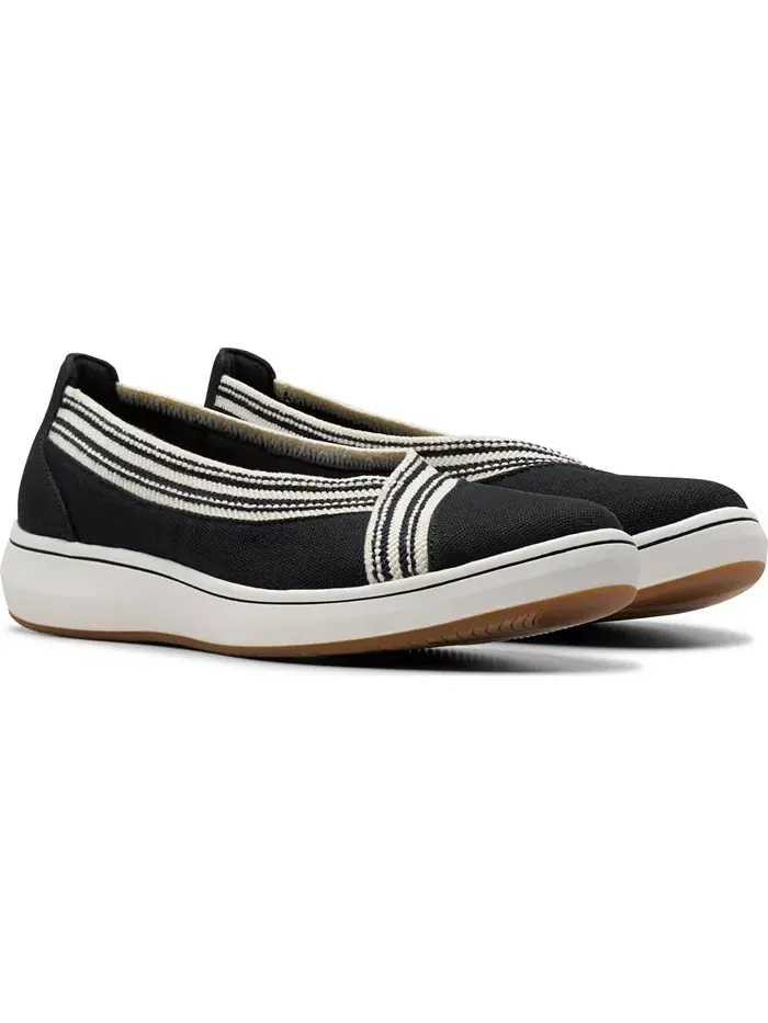 Кроссовки женские Clarks Cloud Steppers Breeze Sky Air, закрытый носок — изображение 5 из 8, черный