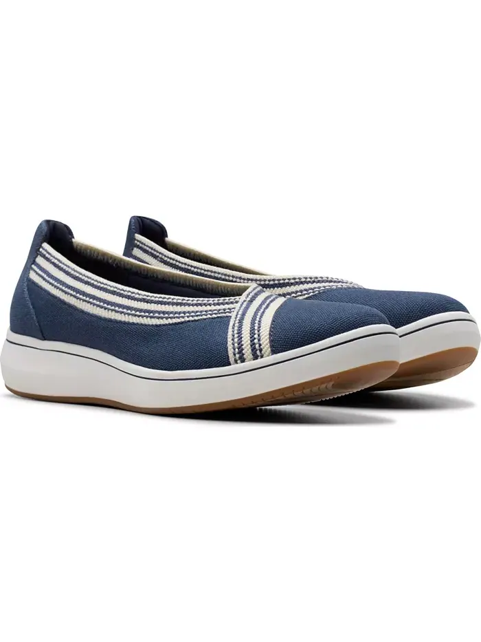 Кроссовки женские Clarks Cloud Steppers Breeze Sky Air — изображение 5 из 8, темно-синий