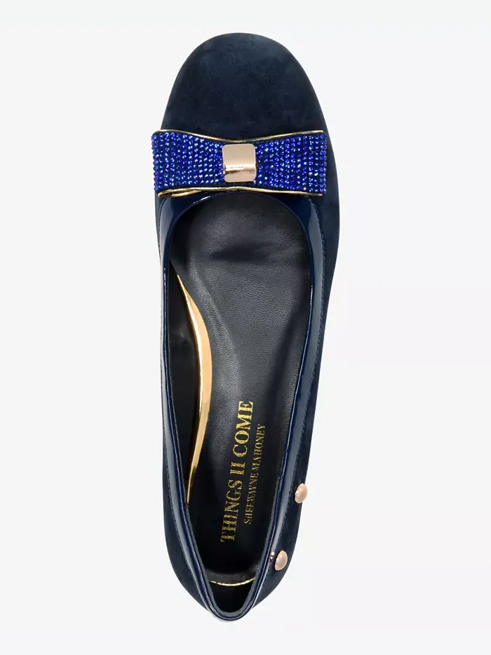 Женские балетки London Luxurious с декоративными элементами Things Ii Come — изображение 4 из 6, синий