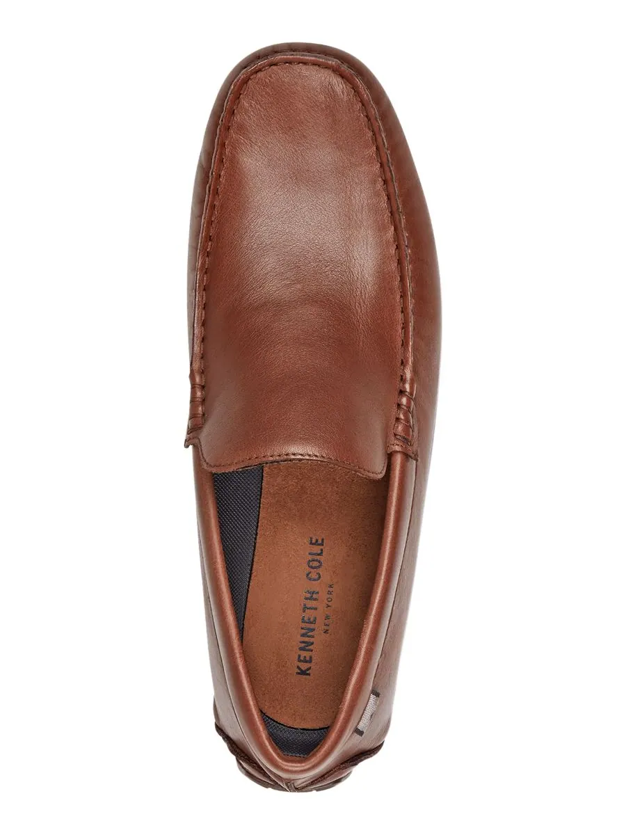 Мужские повседневные лоферы Theo без шнурков Kenneth Cole New York — изображение 4 из 5, коричневый