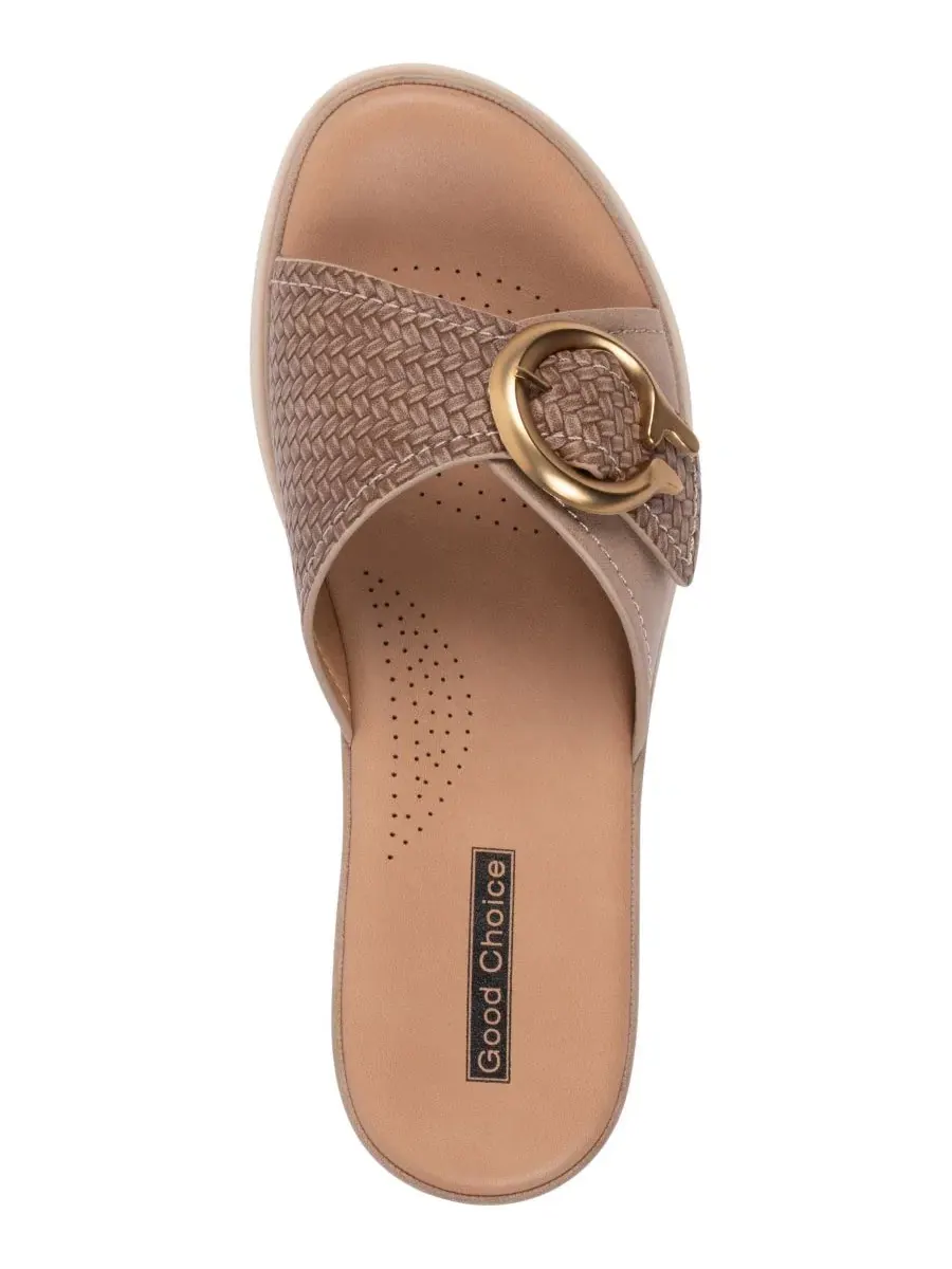 Женские сандалии на танкетке Raine GC Shoes — изображение 4 из 5, тауп