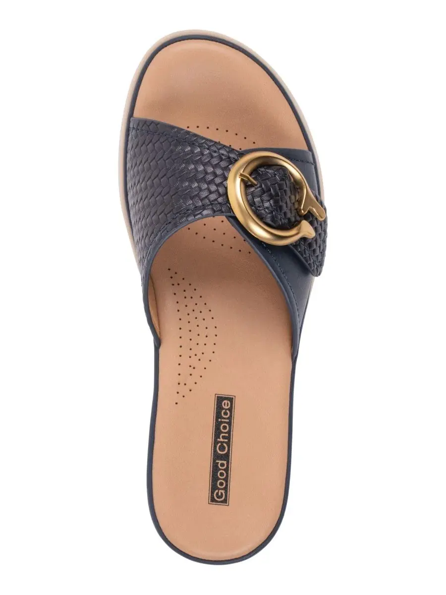 Женские сандалии на танкетке Raine GC Shoes — изображение 4 из 5, темно-синий