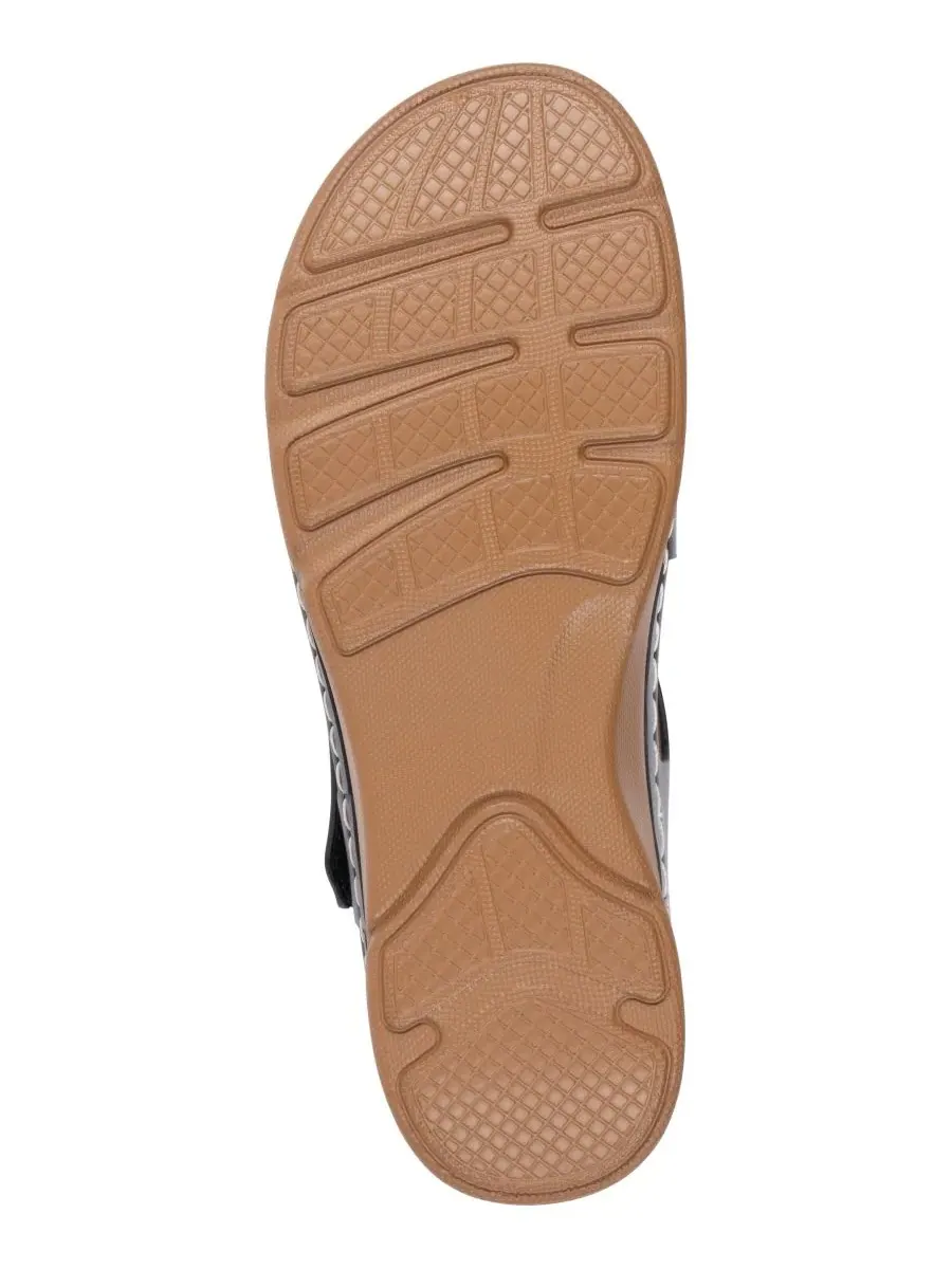 Женские сандалии Merisa с регулируемым ремешком для комфорта GC Shoes — изображение 5 из 5, черный