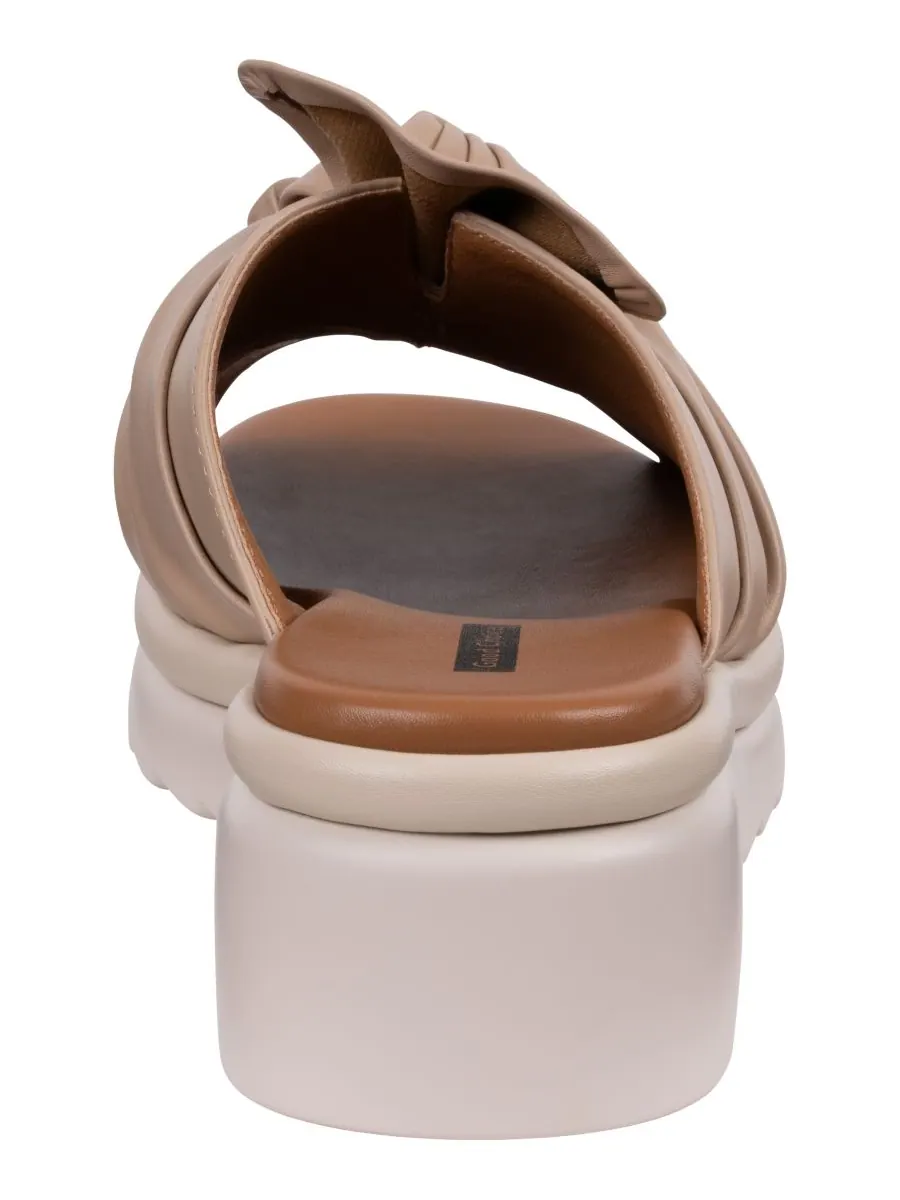 Женские сандалии на танкетке Harlow Bow GC Shoes — изображение 3 из 5, нудовый