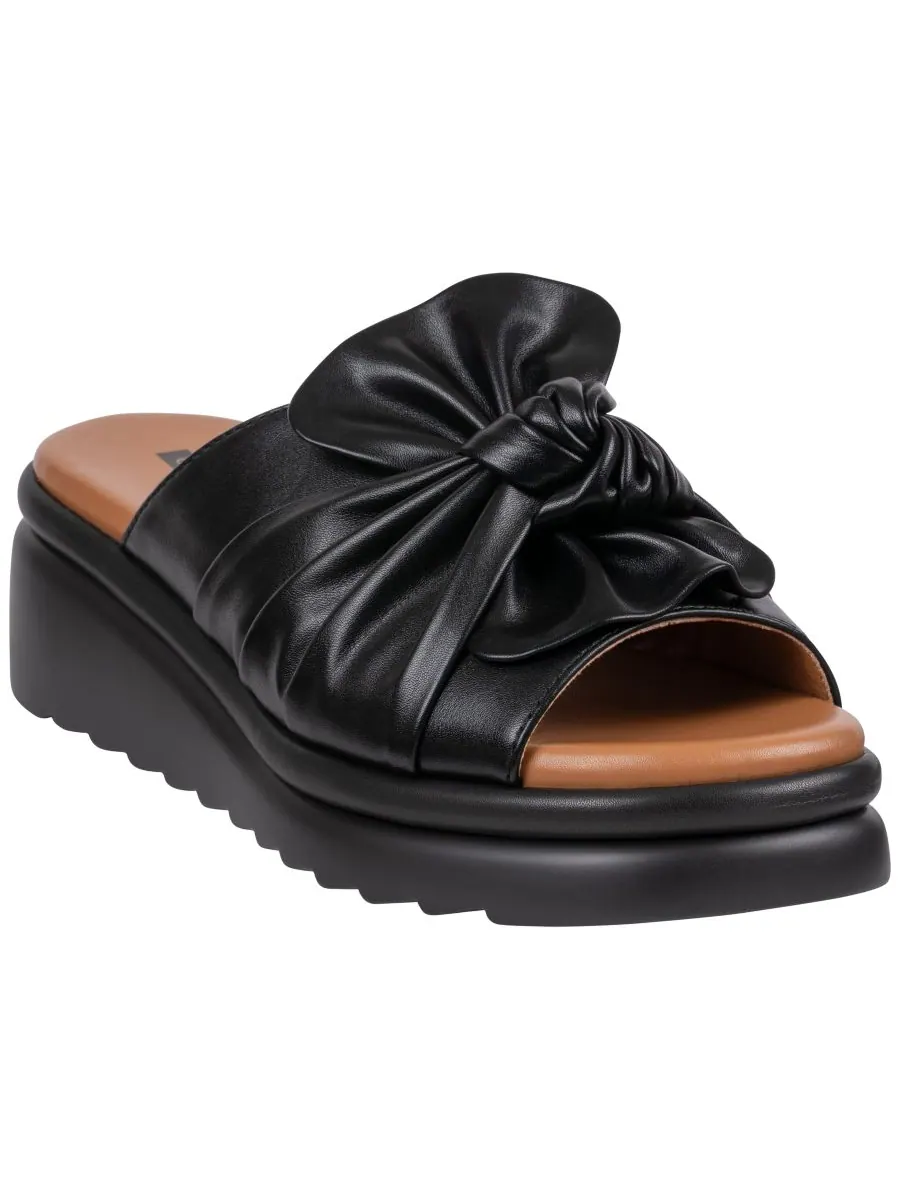 Женские сандалии на танкетке Harlow Bow GC Shoes — изображение 1 из 5, черный