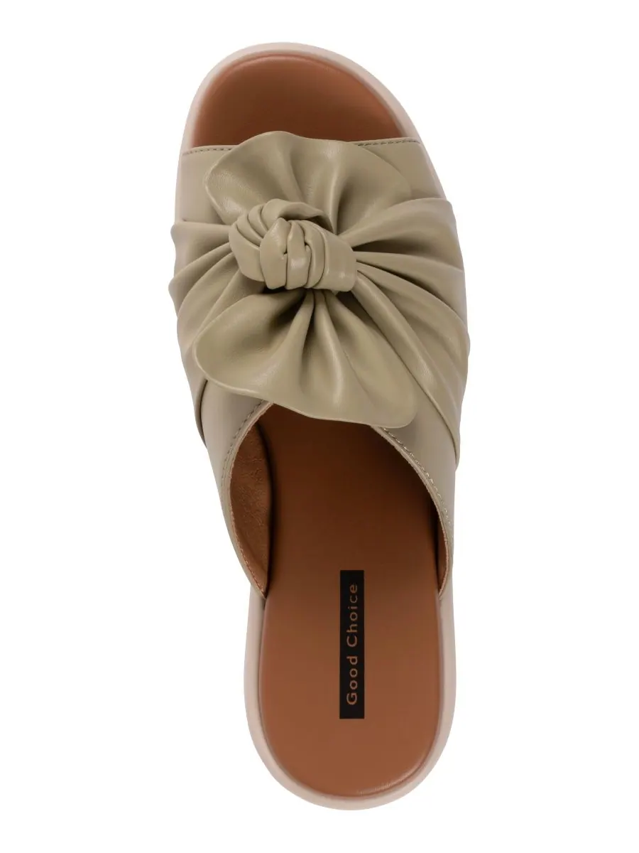 Женские сандалии на танкетке Harlow Bow GC Shoes — изображение 4 из 5, шалфейный