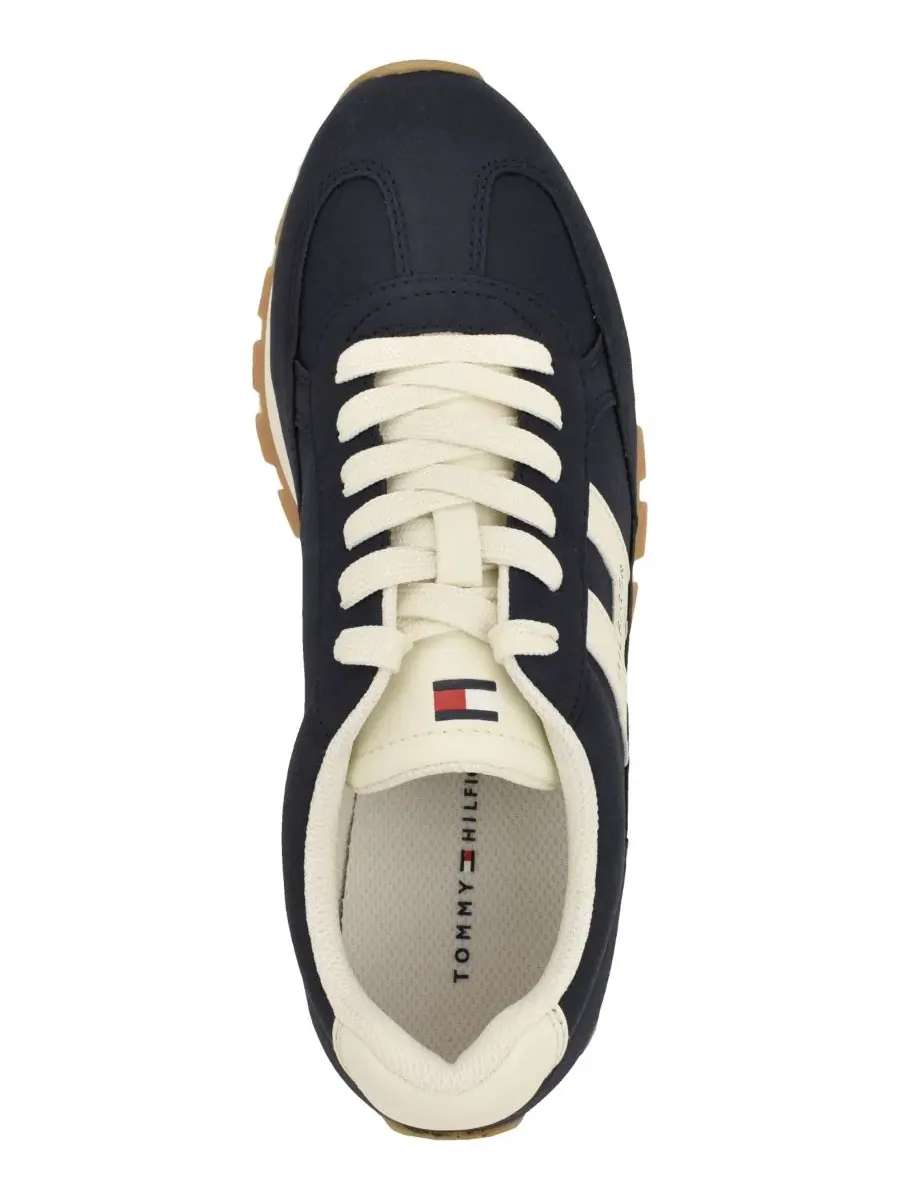 Женские кроссовки Hatina на толстой подошве со шнуровкой Tommy Hilfiger — изображение 4 из 5, синий