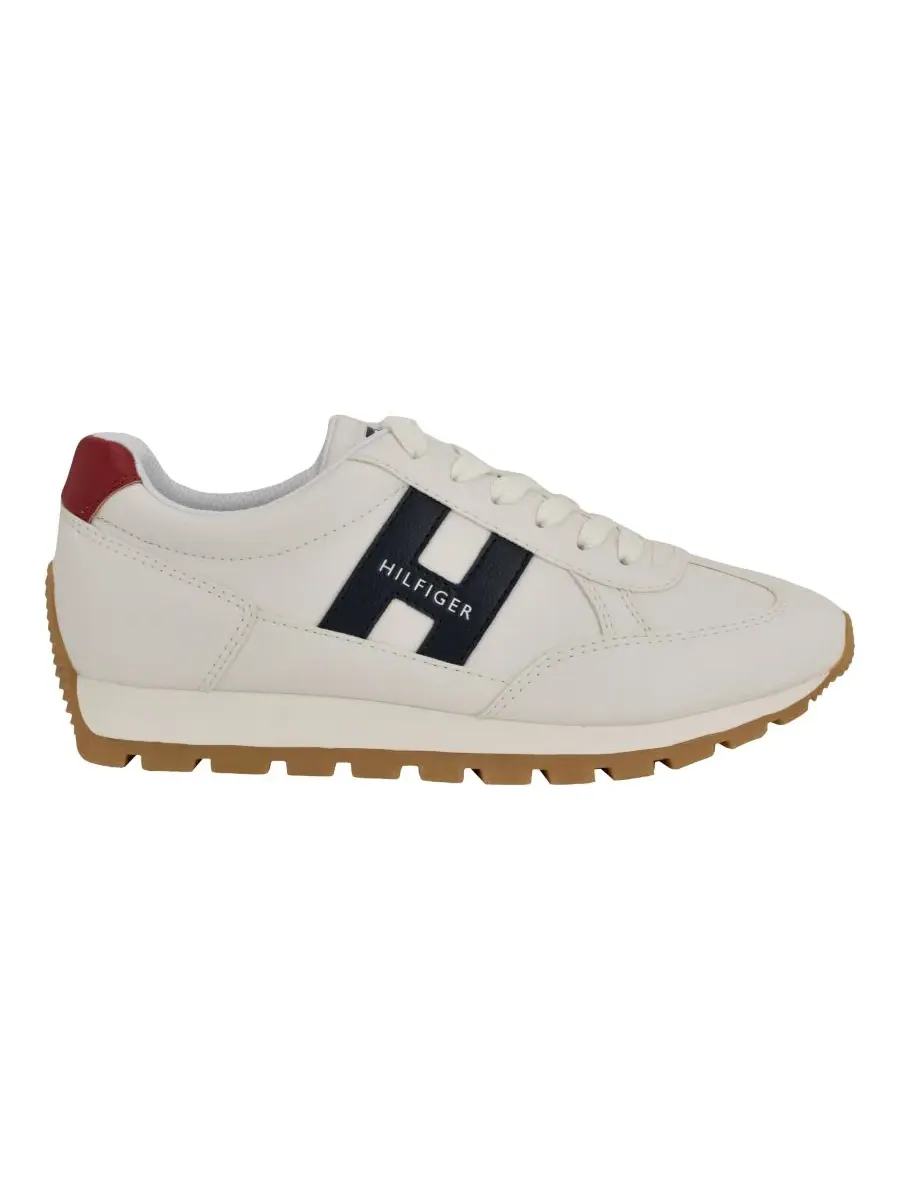 Женские кроссовки Hatina на толстой подошве со шнуровкой Tommy Hilfiger — изображение 2 из 5, белый