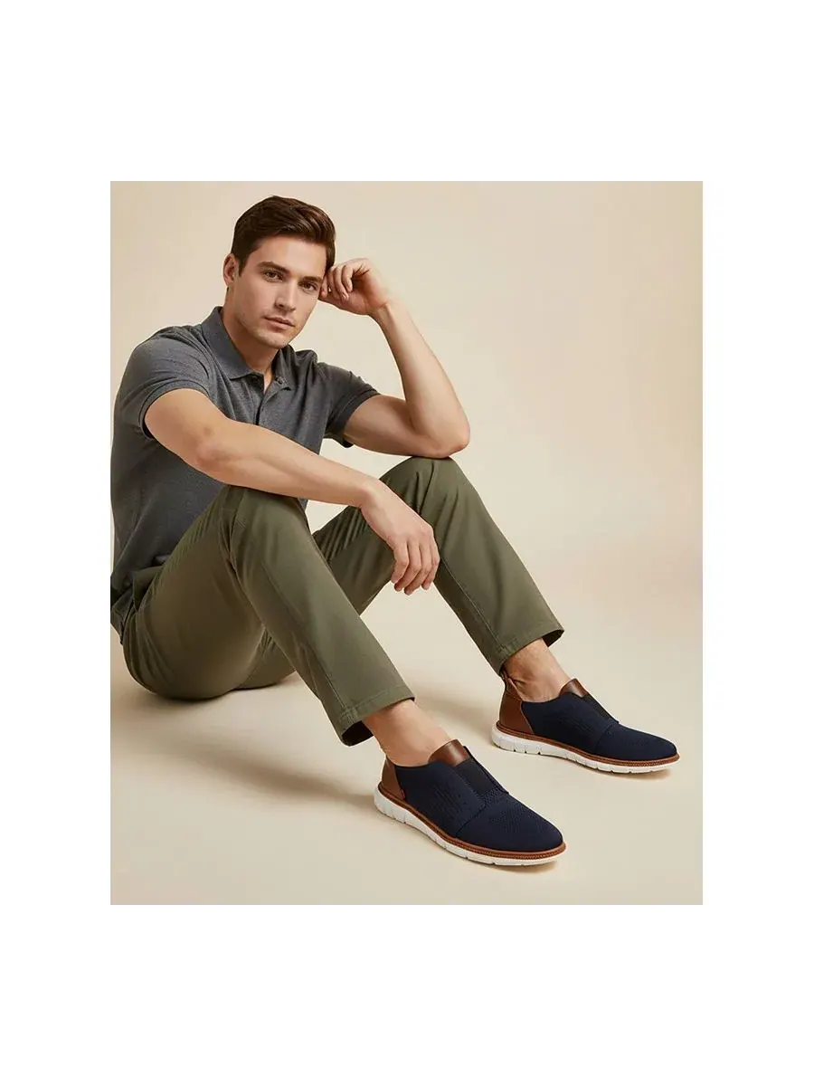 Мужские легкие сетчатые оксфорды South Street с технологией Hands-Free Slip On Marc Joseph New York — изображение 2 из 5
