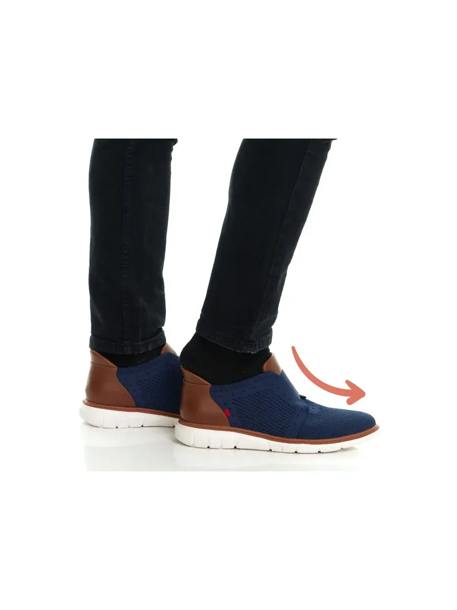Мужские легкие сетчатые оксфорды South Street с технологией Hands-Free Slip On Marc Joseph New York — изображение 3 из 5