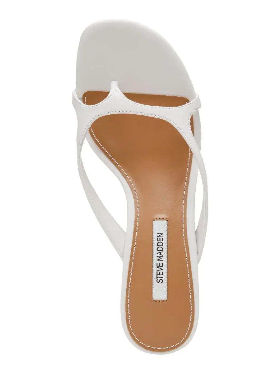 Женские босоножки Brienna на невысоком каблуке с ремешками Steve Madden — изображение 4 из 6, белый