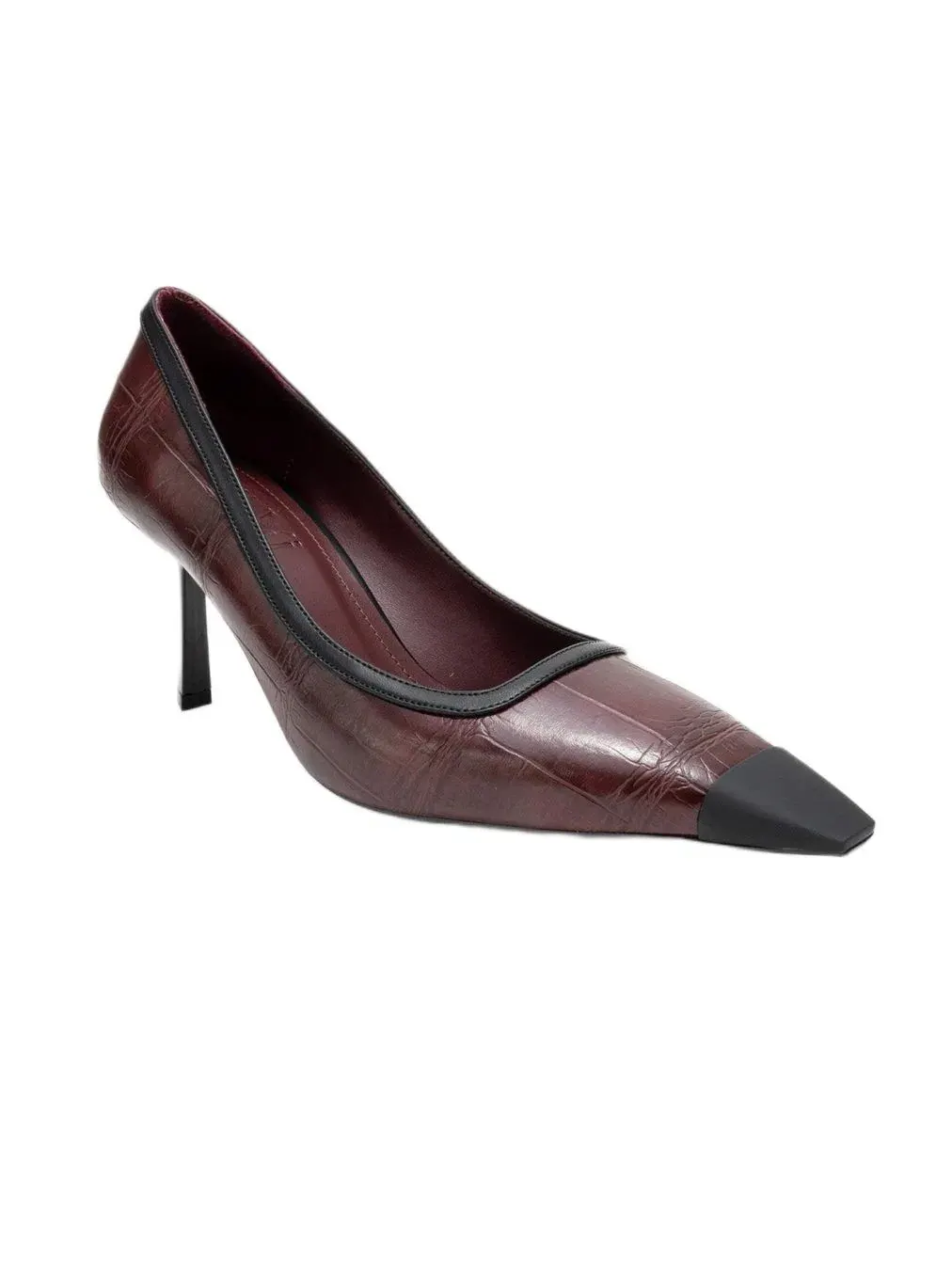 Женские туфли-лодочки Rona с острым носком Prologue Shoes — изображение 1 из 6, бордовый