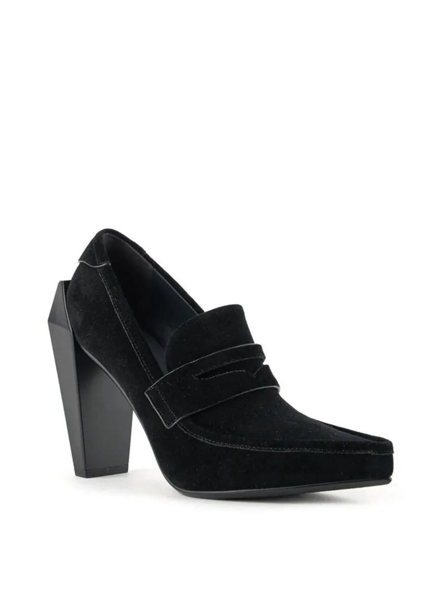 Женские высокие лоферы Gem United Nude