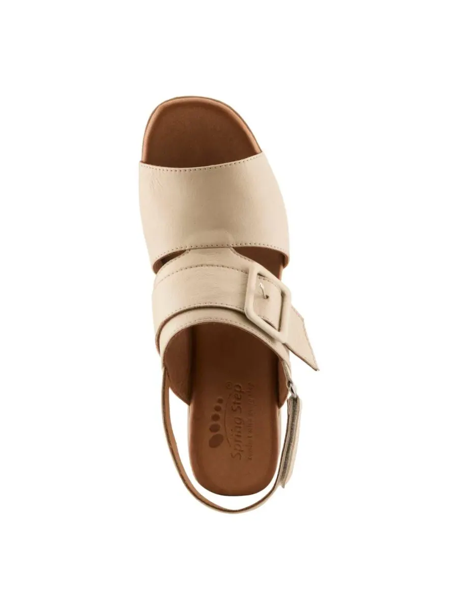 Босоножки Acoliana с ремешками и застежкой-пряжкой Spring Step — изображение 3 из 6, кость