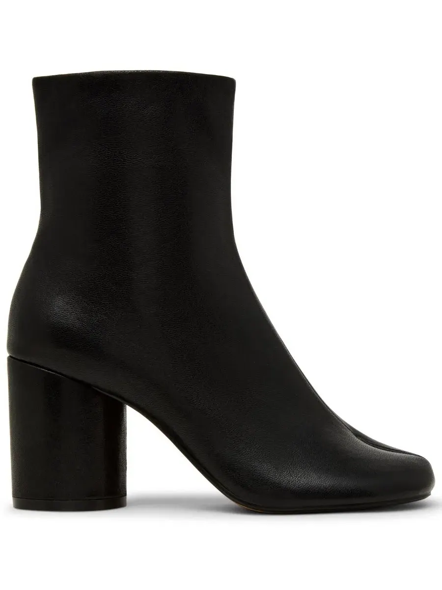 Женские ботильоны Caro с раздельным носком и цилиндрическим каблуком Steve Madden — изображение 2 из 6, черный