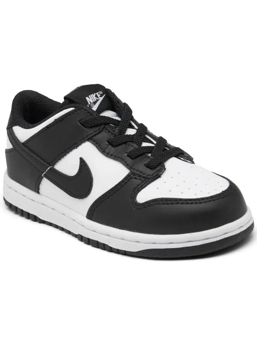 Кроссовки детские Nike Dunk Retro Low — изображение 1 из 6, белый черный