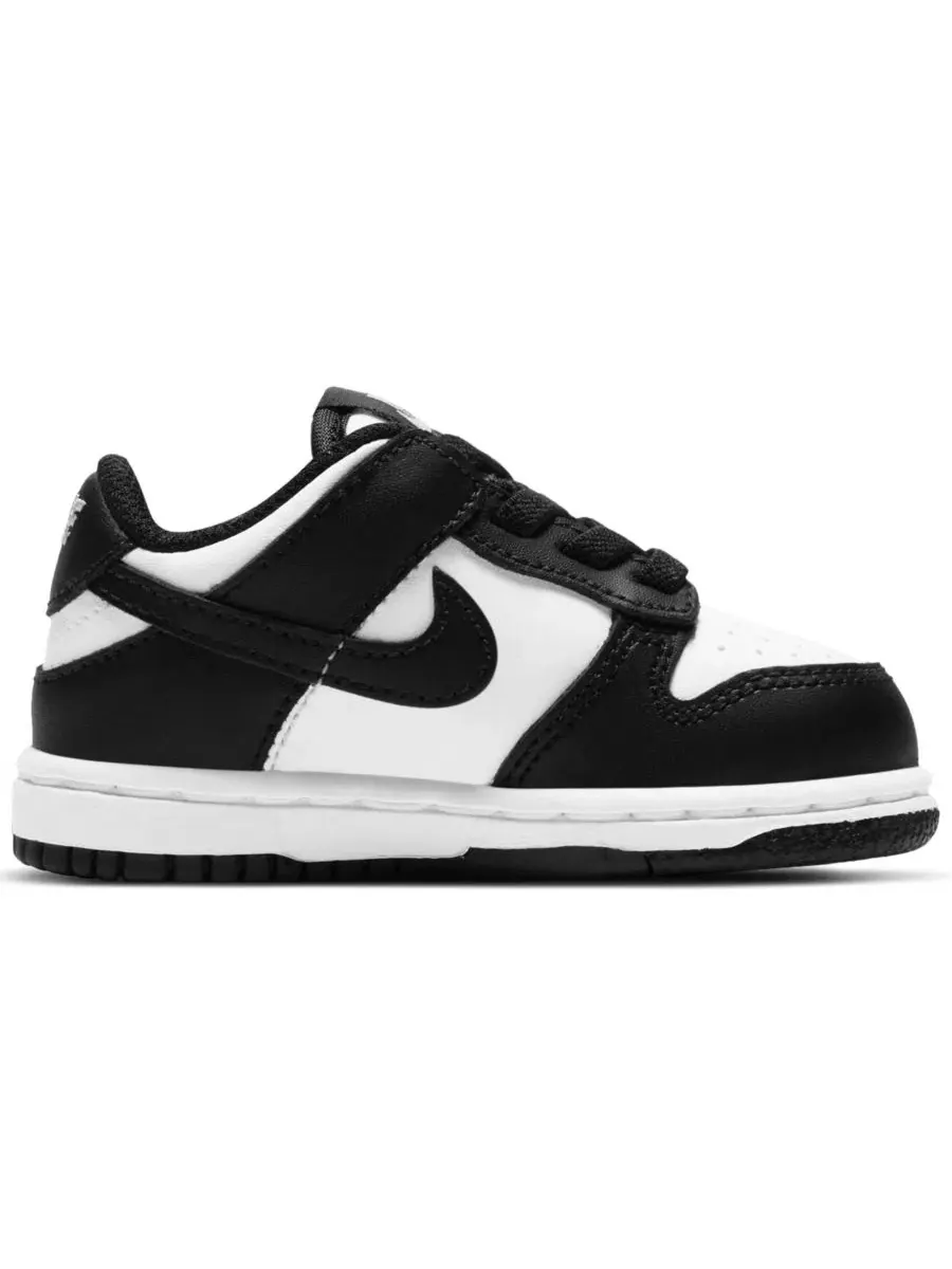 Кроссовки детские Nike Dunk Retro Low — изображение 2 из 6, белый черный