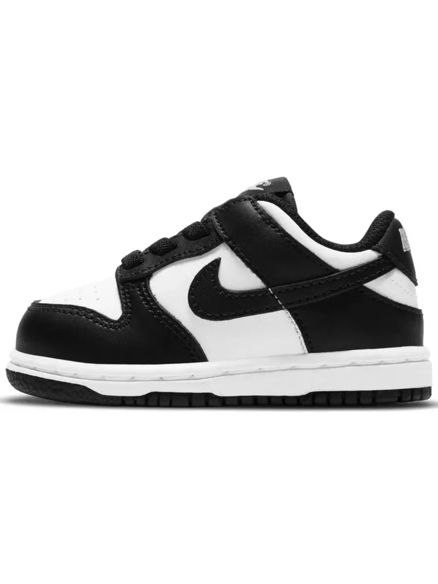 Кроссовки детские Nike Dunk Retro Low — изображение 3 из 6, белый черный