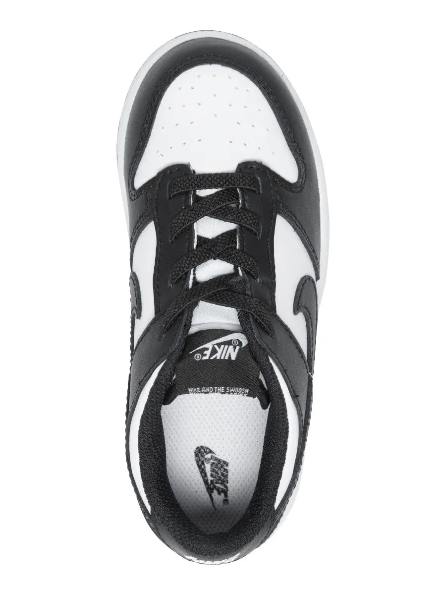 Кроссовки детские Nike Dunk Retro Low — изображение 5 из 6, белый черный
