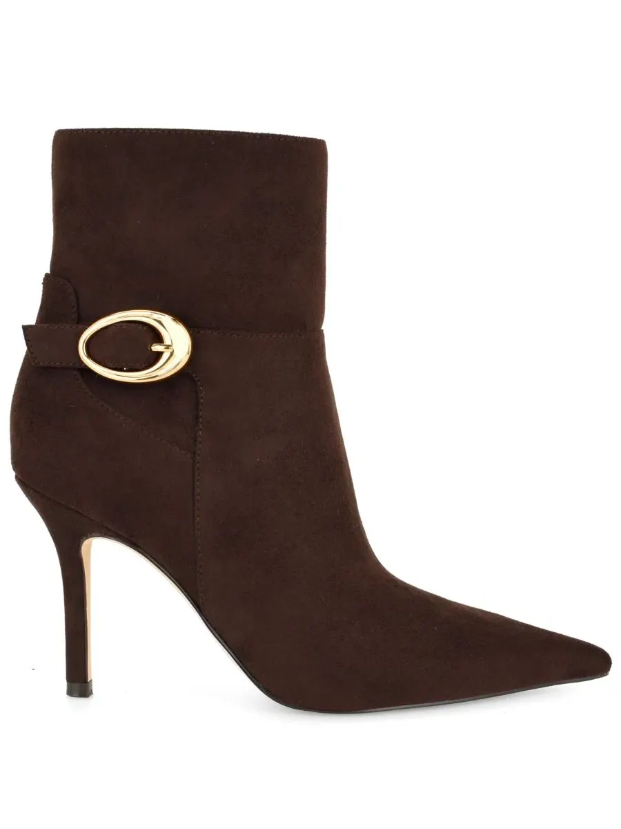 Ботильоны Gretzy на каблуке-шпильке с острым мысом Nine West — изображение 2 из 5, коричневый